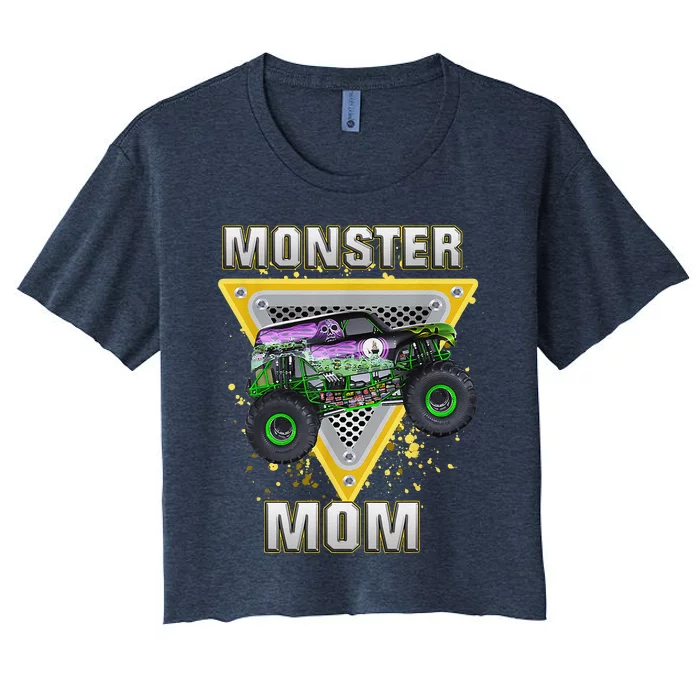 Monster Truck Mom Mothers Day Monster Truck Are My Jam Women's Crop Top Tee