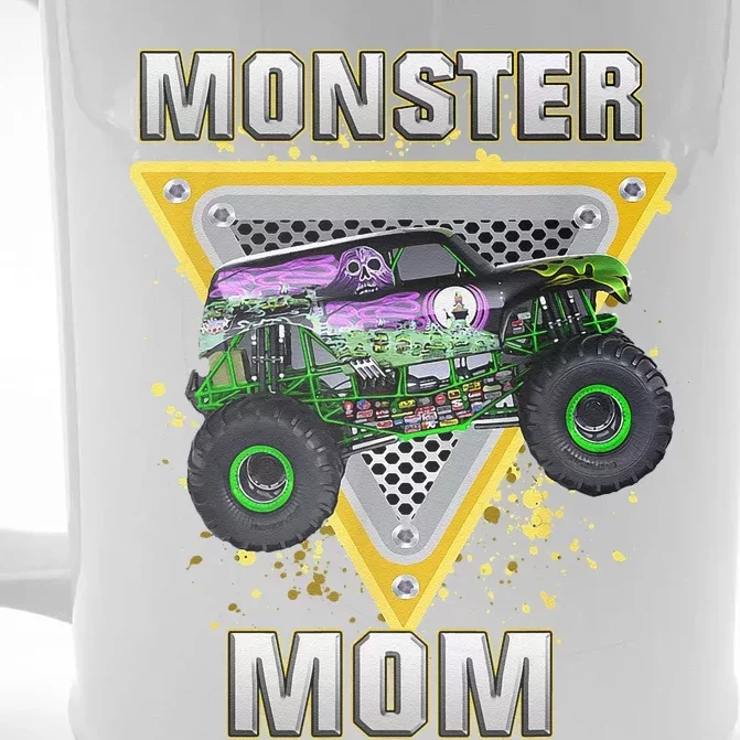 Monster Truck Mom Mothers Day Monster Truck Are My Jam Front & Back Beer Stein