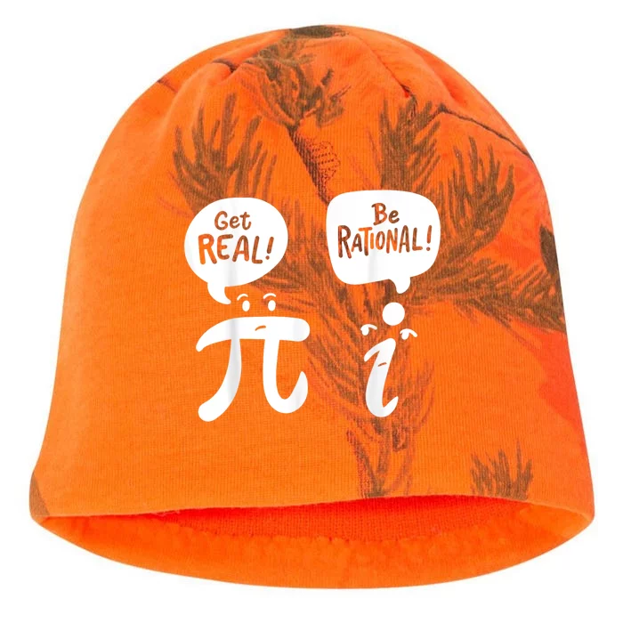 Math Teacher Math Student Be Real Get Rational Kati - Camo Knit Beanie