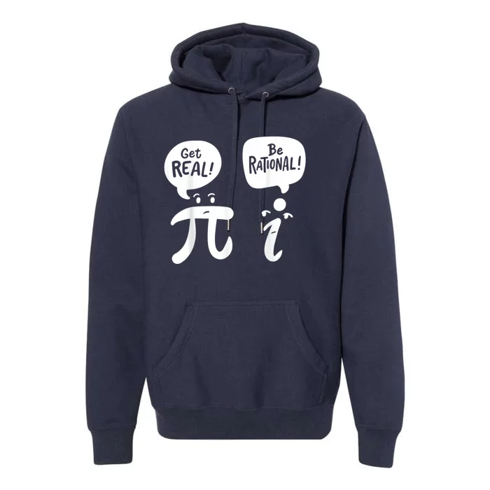 Math Teacher Math Student Be Real Get Rational Premium Hoodie