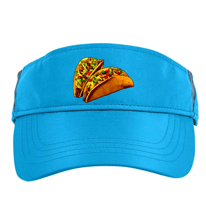 Mexican Tacos Adult Drive Performance Visor