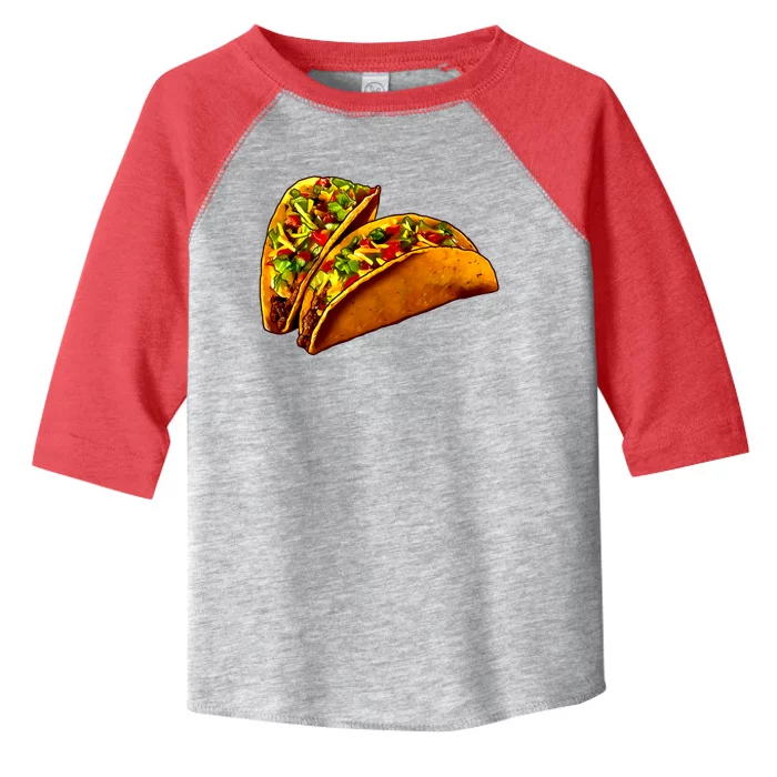 Mexican Tacos Toddler Fine Jersey T-Shirt