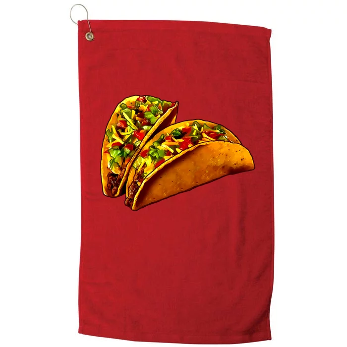 Mexican Tacos Platinum Collection Golf Towel