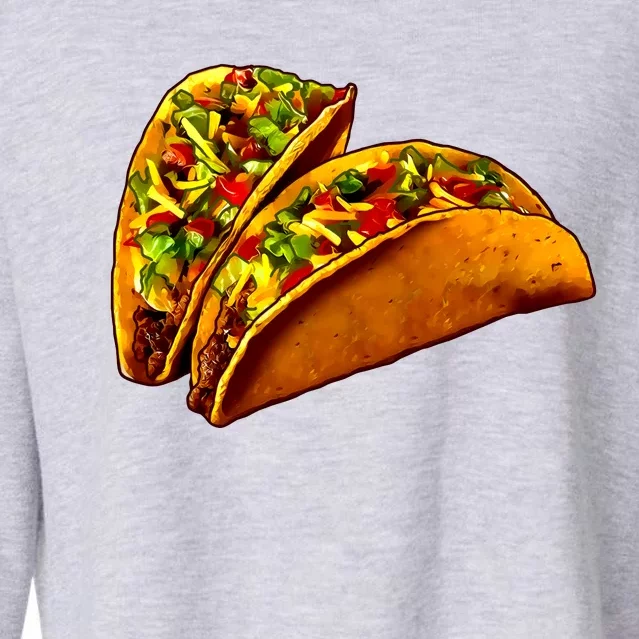 Mexican Tacos Cropped Pullover Crew