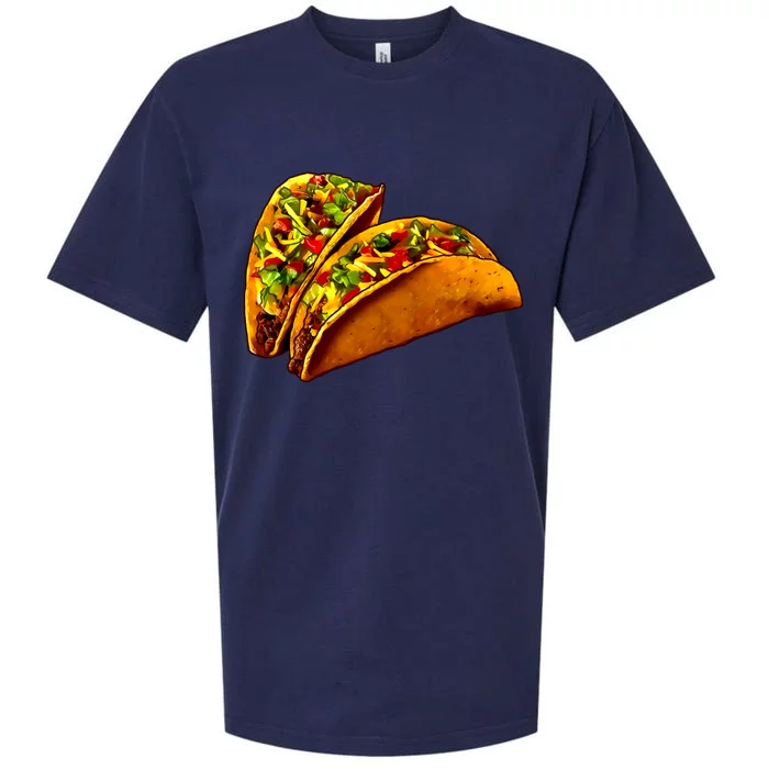 Mexican Tacos Sueded Cloud Jersey T-Shirt