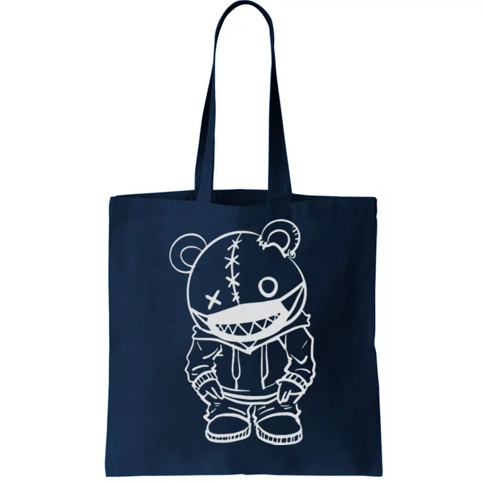 Masked Teddy Tote Bag