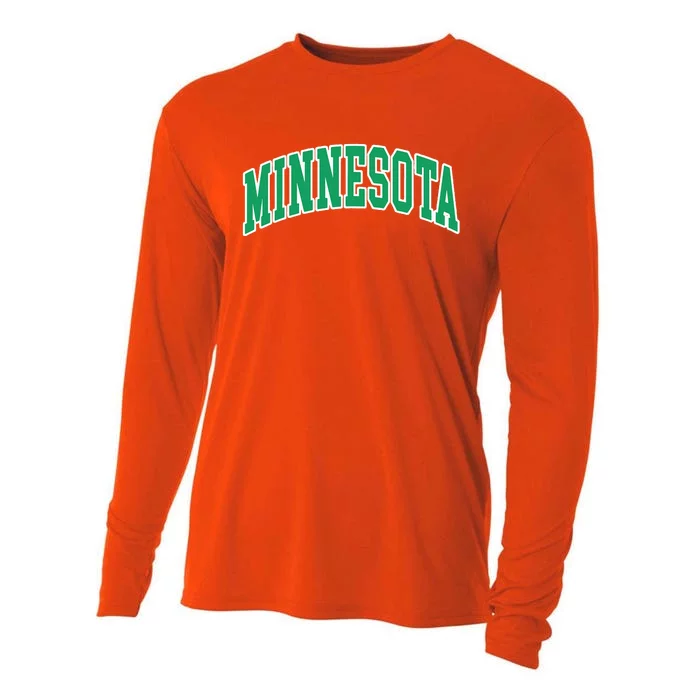 Minnesota Text Cooling Performance Long Sleeve Crew