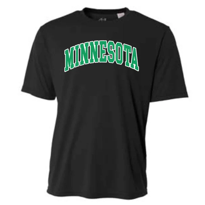 Minnesota Text Cooling Performance Crew T-Shirt