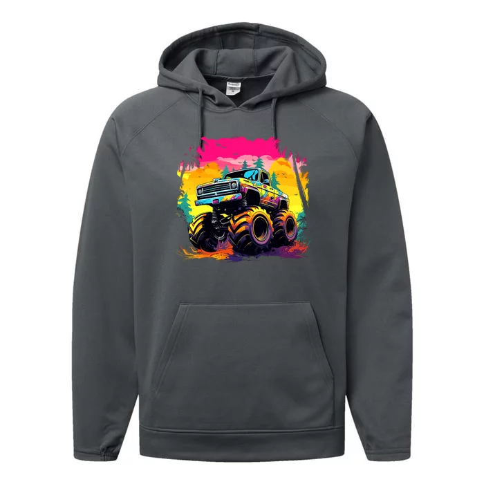 Monster Truck Performance Fleece Hoodie