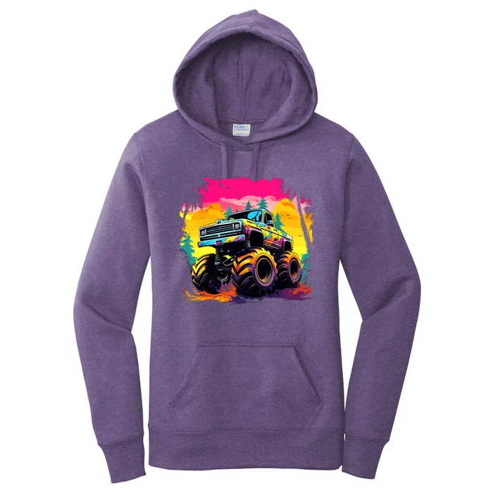 Monster Truck Women's Pullover Hoodie