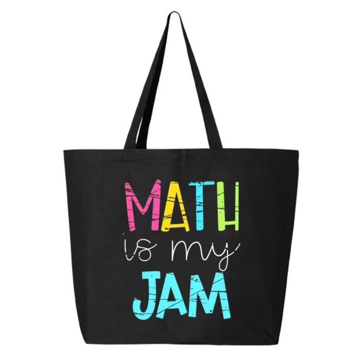 Math Teacher, Math is My Jam 25L Jumbo Tote