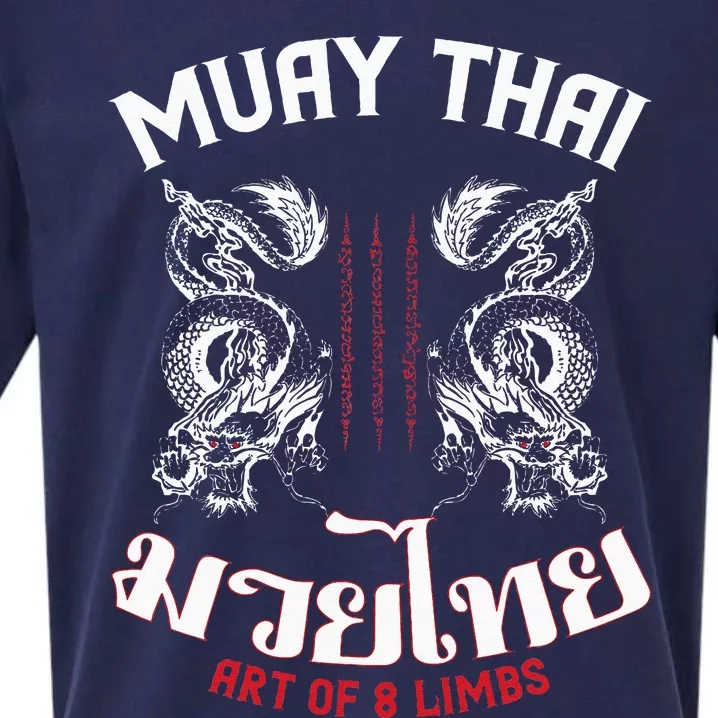 Muay Thai Martial Arts Thai Boxing Coach Lover Gifts Sueded Cloud Jersey T-Shirt