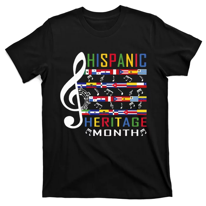 Music Teacher National Hispanic Heritage Month T-Shirt