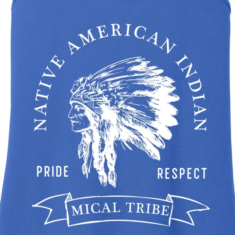 Mical Tribe Native American Indian Pride Respect Darker Funny Gift Ladies Essential Tank