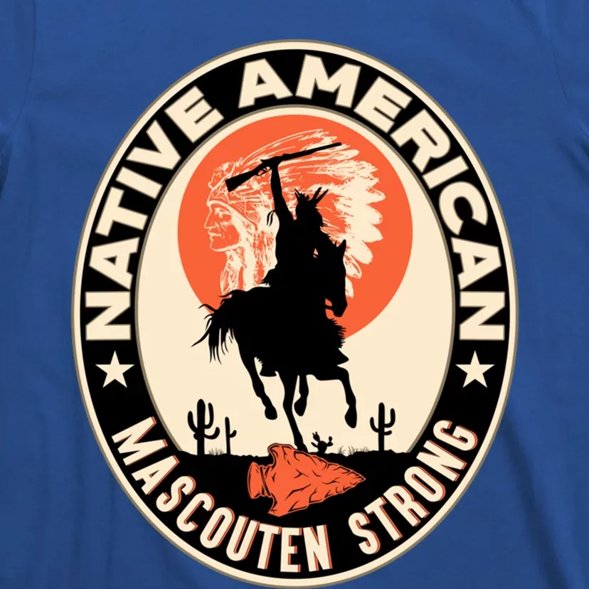 Mascouten Tribe Native American Indian Pride Art Deco Gift T-Shirt