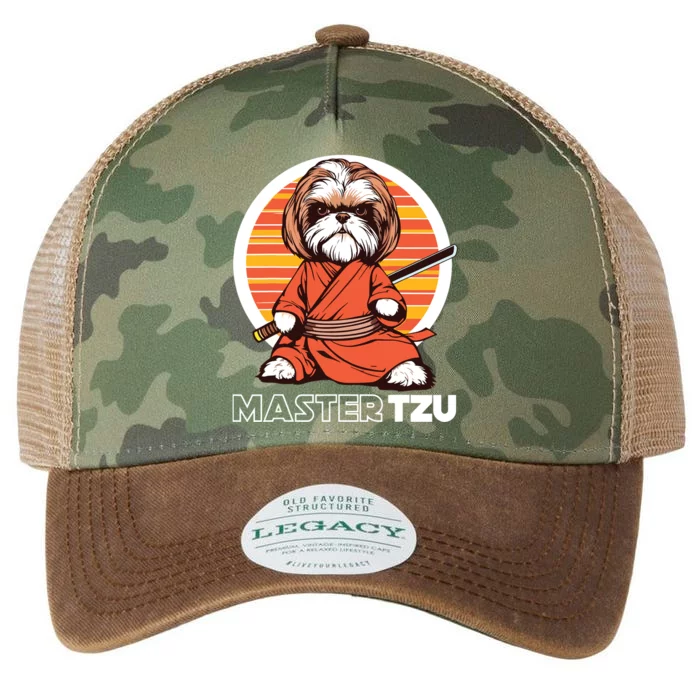 Master Tzu Ninja Shih Tzu Samurai Dog Anime Legacy Tie Dye Trucker Hat