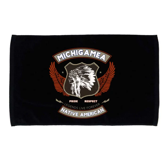 Michigamea Tribe Native American Indian Pride Respect Gift Microfiber Hand Towel