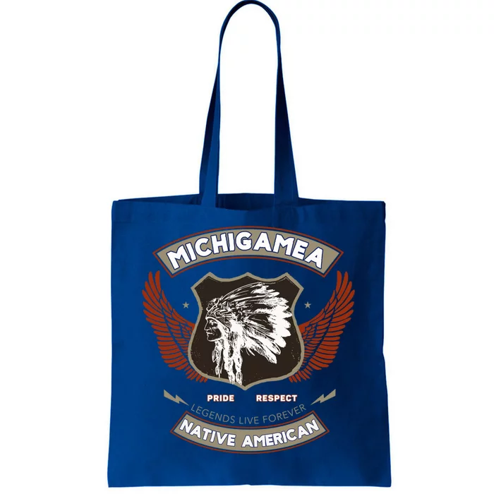 Michigamea Tribe Native American Indian Pride Respect Gift Tote Bag