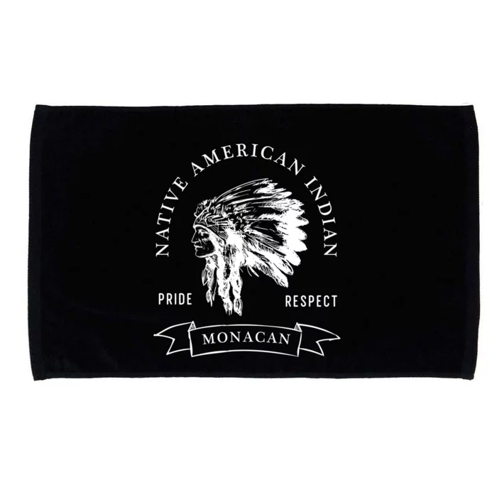 Monacan Tribe Native American Indian Pride Respect Vintage Great Gift Microfiber Hand Towel