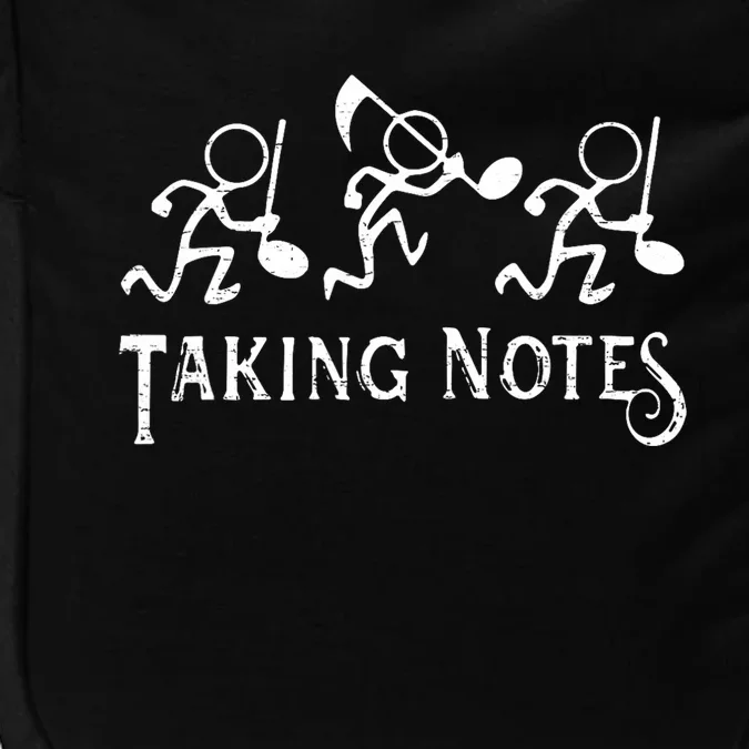 Musical Taking Notes Music Lovers Teachers Impact Tech Backpack