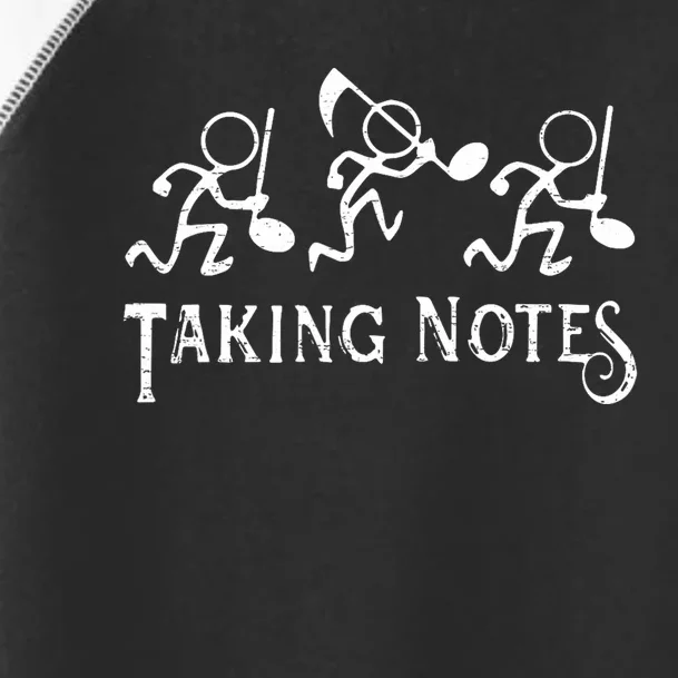 Musical Taking Notes Music Lovers Teachers Toddler Fine Jersey T-Shirt