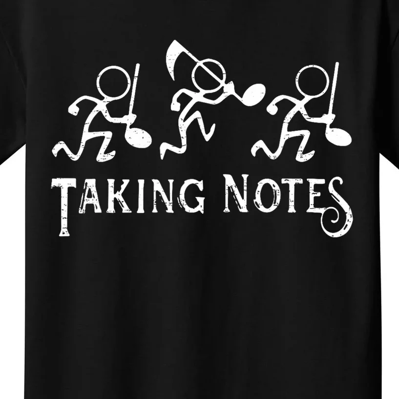 Musical Taking Notes Music Lovers Teachers Kids T-Shirt