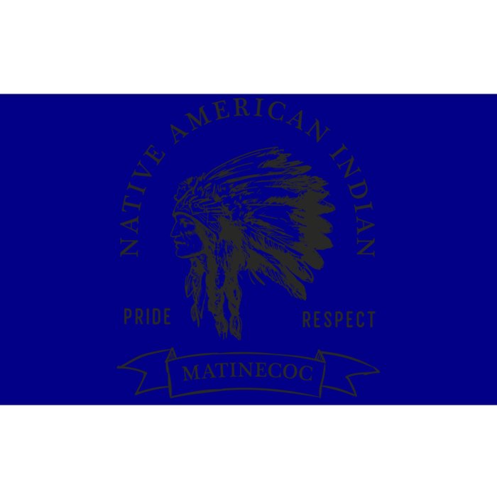 Matinecoc Tribe Native American Indian Pride Respect Vintag Gift Bumper Sticker