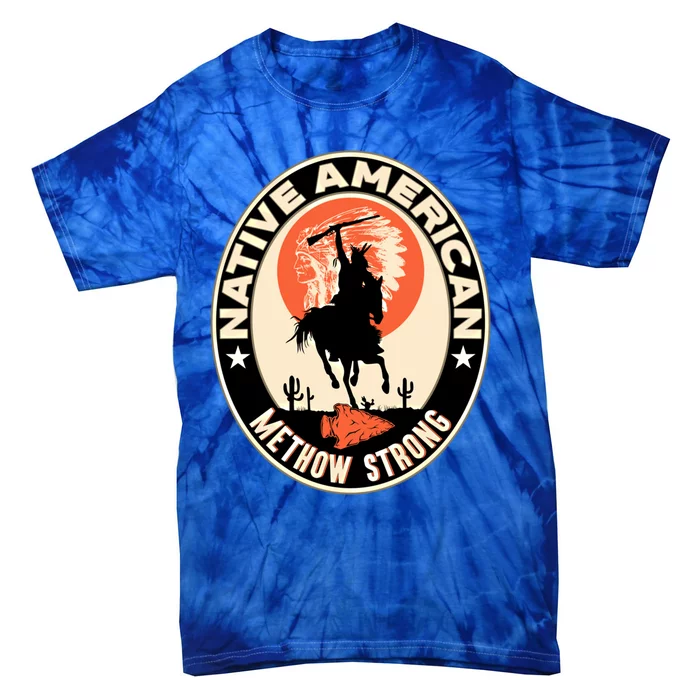 Methow Tribe Native American Indian Pride Art Deco Great Gift Tie-Dye T-Shirt