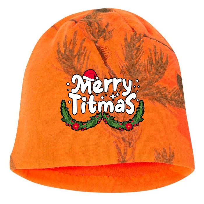 Merry Titmas Naughty Christmas Xmas Kati - Camo Knit Beanie