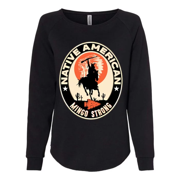 Mingo Tribe Native American Indian Pride Art Deco Gift Womens California Wash Sweatshirt