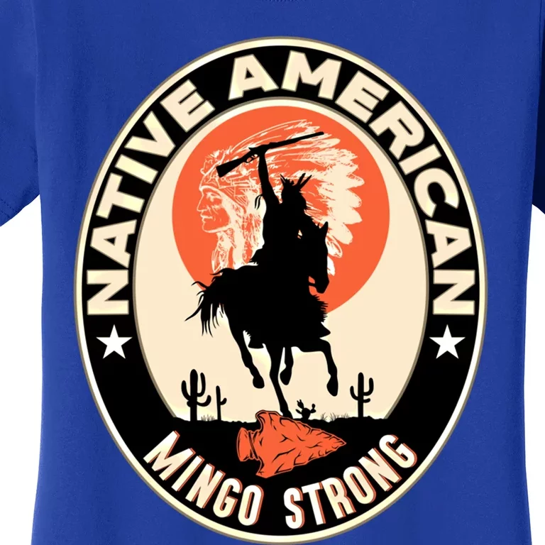 Mingo Tribe Native American Indian Pride Art Deco Gift Women's T-Shirt