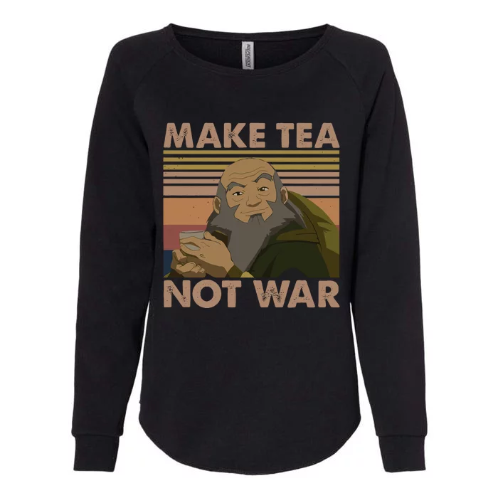 Make Tea Not Wash Iroh Womens California Wash Sweatshirt