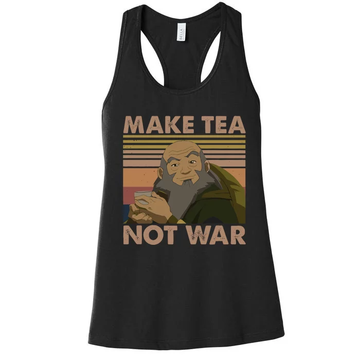 Make Tea Not Wash Iroh Women's Racerback Tank