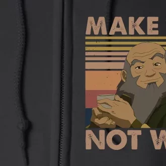 Make Tea Not Wash Iroh Full Zip Hoodie