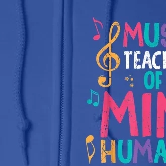 Music Teacher Of Mini Hu Back To School Meaningful Gift Full Zip Hoodie