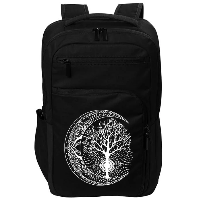 Mandala Tree Of Life Tattoo Style Impact Tech Backpack