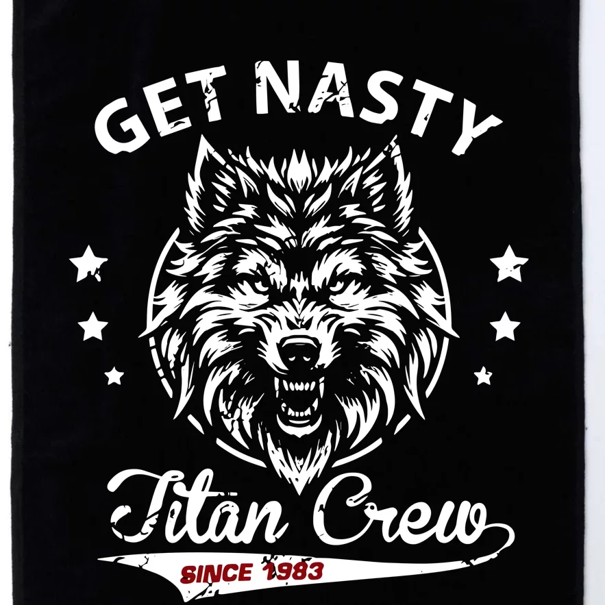 Mike Titan Ohearn Wearing Get Nasty Titan Platinum Collection Golf Towel