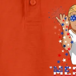 Merica Trump Outfits Glasses Firework 4th Of July Don Drunk Gift Dry Zone Grid Performance Polo