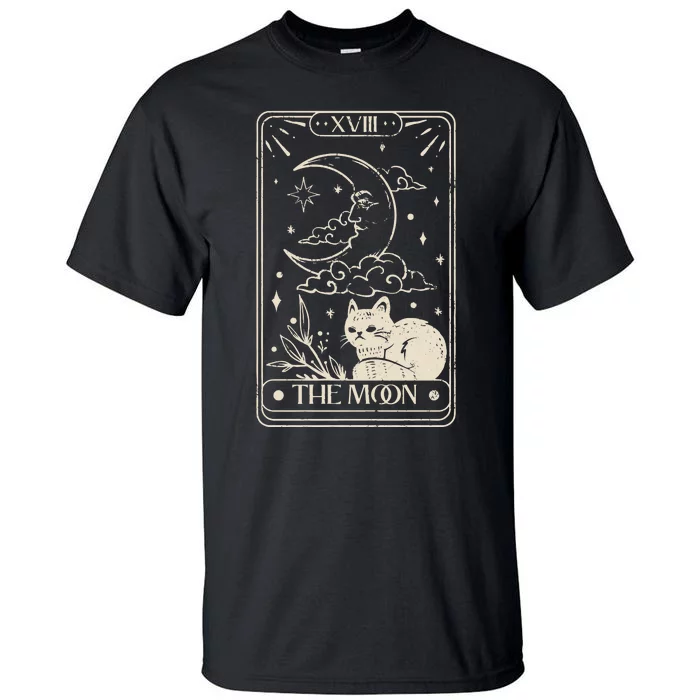 Moon Tarot Oversized Mystical Tall T-Shirt