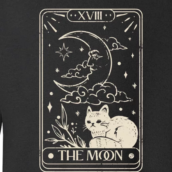 Moon Tarot Oversized Mystical Toddler Sweatshirt