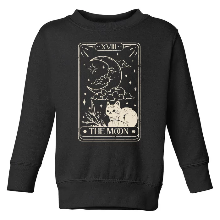 Moon Tarot Oversized Mystical Toddler Sweatshirt