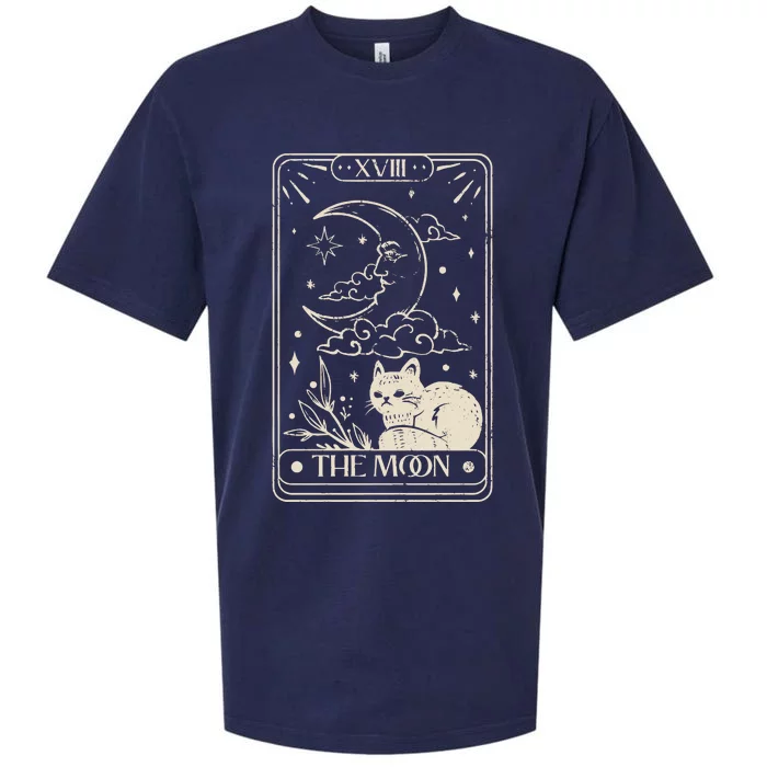 Moon Tarot Oversized Mystical Sueded Cloud Jersey T-Shirt