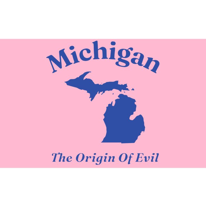 Michigan The Origin Of Evil Bumper Sticker