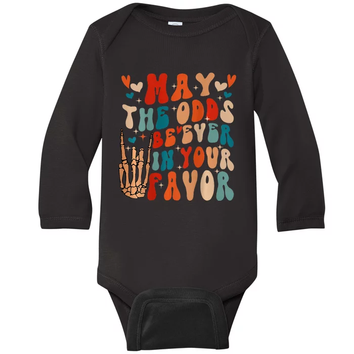 May The Odds Ratios Be Ever In Your Favor Baby Long Sleeve Bodysuit