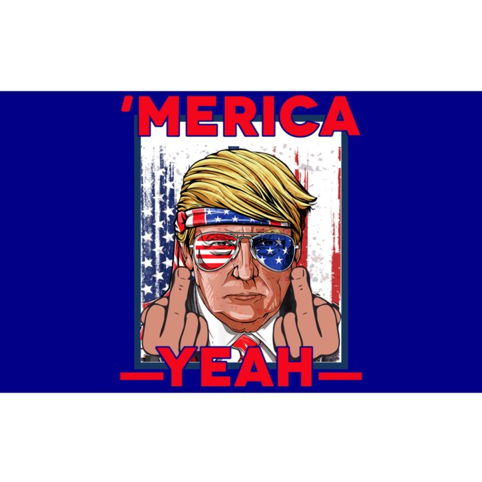 Merica Trump Outfits Don Drunk Donald Drunk 4th Of July Funny Gift Bumper Sticker