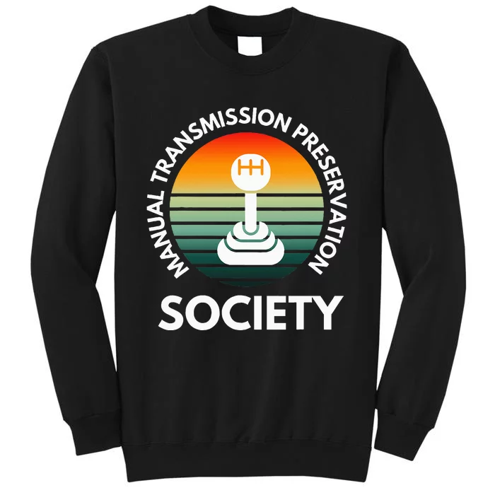 Manual Transmission Preservation Society Gearbox Mechanical Tall Sweatshirt