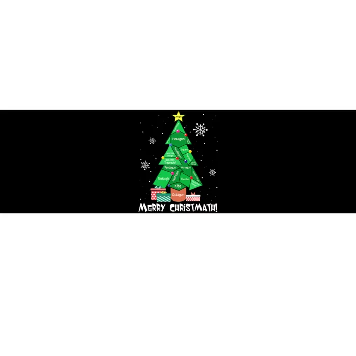 Math Teacher Polygon Christmas Tree Geometry Merry Christmas Bumper Sticker