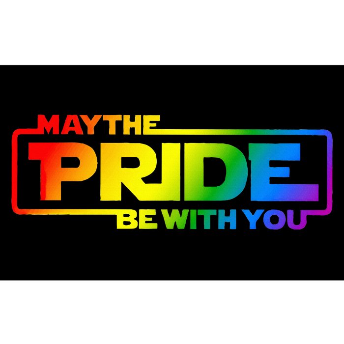 May The Pride Be With You Rainbow Lgbt Gay Bumper Sticker