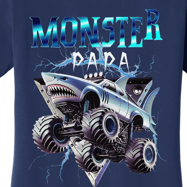 Monster Truck Papa Monster Truck Are My Jam Truck Lovers Women's T-Shirt