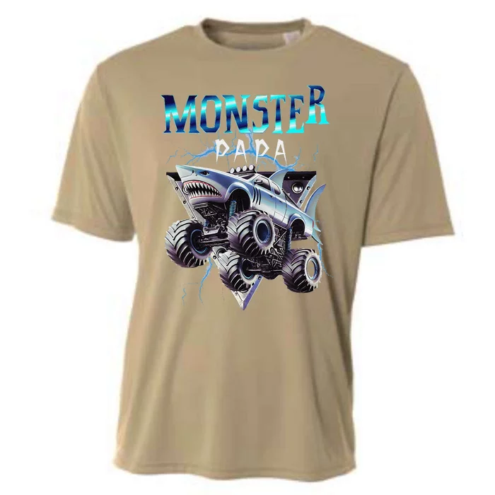 Monster Truck Papa Monster Truck Are My Jam Truck Lovers Cooling Performance Crew T-Shirt